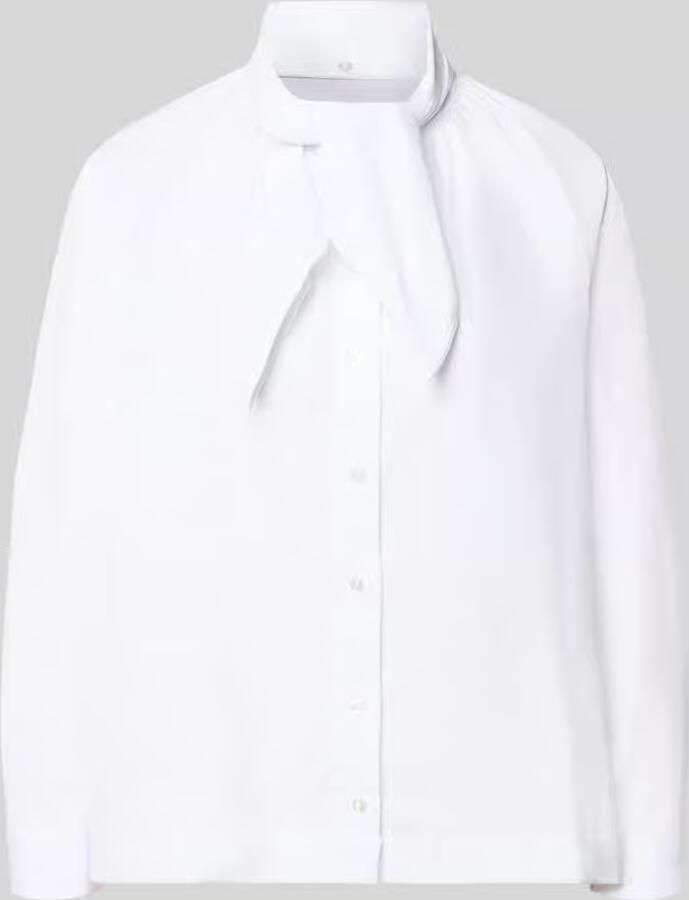 Smith and Soul Regular fit overhemdblouse van katoenmix met opstaande kraag - Foto 2