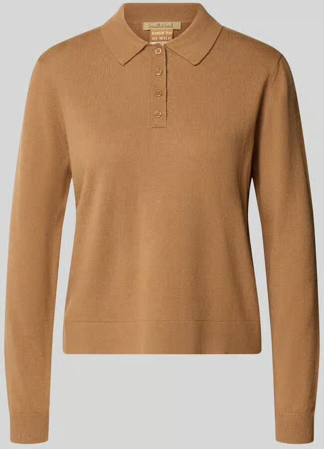 Smith and Soul regular fit poloshirt van katoenmix