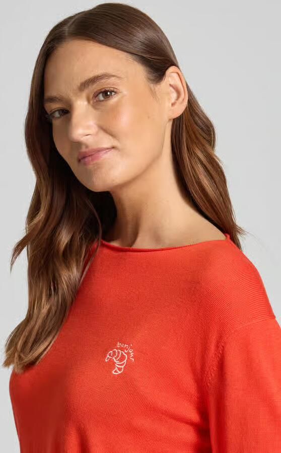 Smith and Soul Regular fit Pullover van viscosemix met kasjmiermix