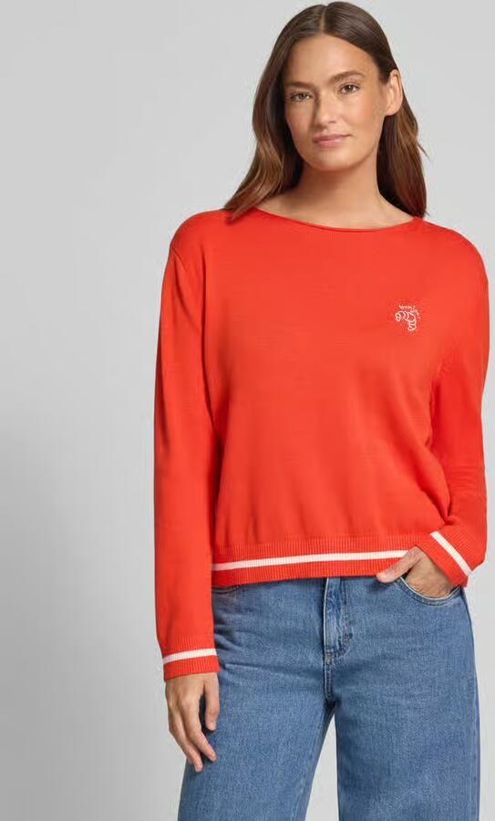 Smith and Soul Regular fit Pullover van viscosemix met kasjmiermix - Foto 4
