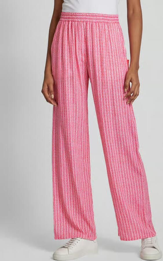 Smith and Soul Regular fit stoffen broek met all-over print - Foto 2
