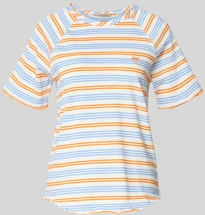 Smith and Soul regular fit T-shirt met stitching - Foto 2
