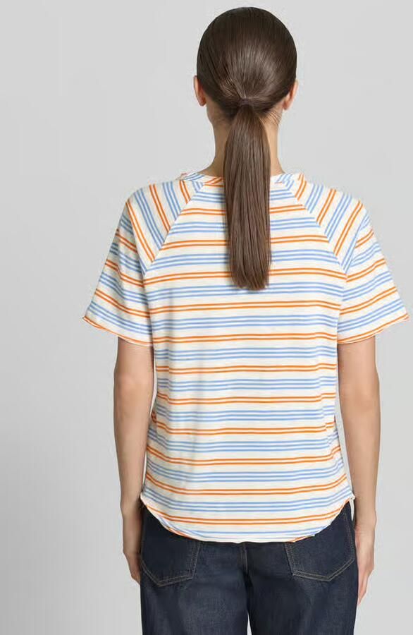 Smith and Soul regular fit T-shirt met stitching