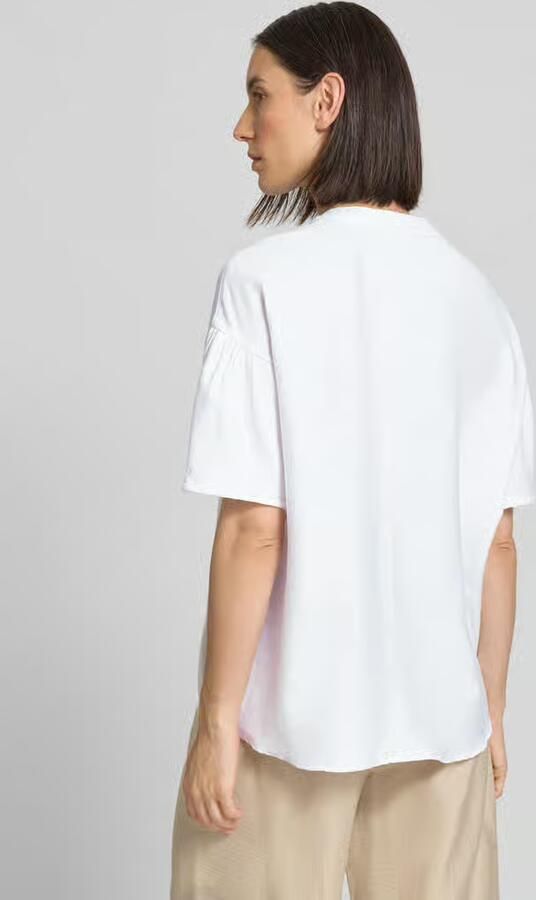 Smith and Soul Relaxed fit blouse met ronde hals en 1 2-mouwen