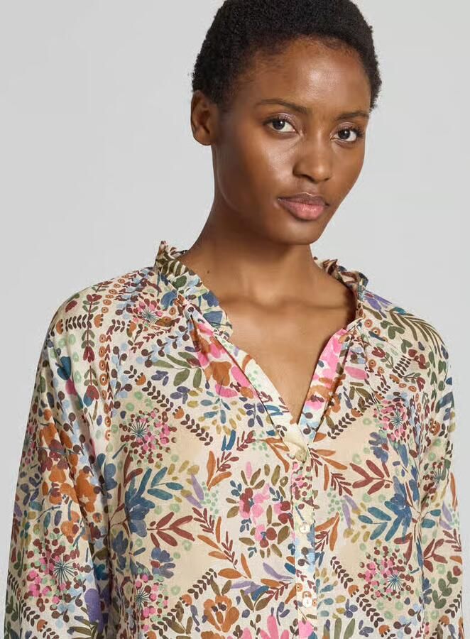 Smith and Soul relaxed fit blouse van puur katoen