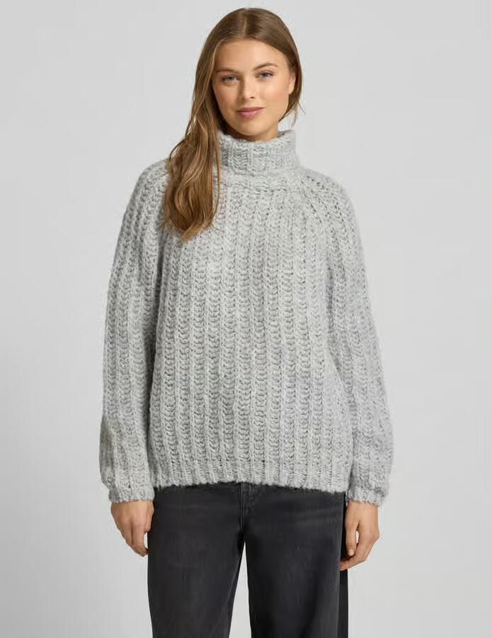 Smith and Soul Relaxed fit coltrui met alpacagehalte - Foto 2