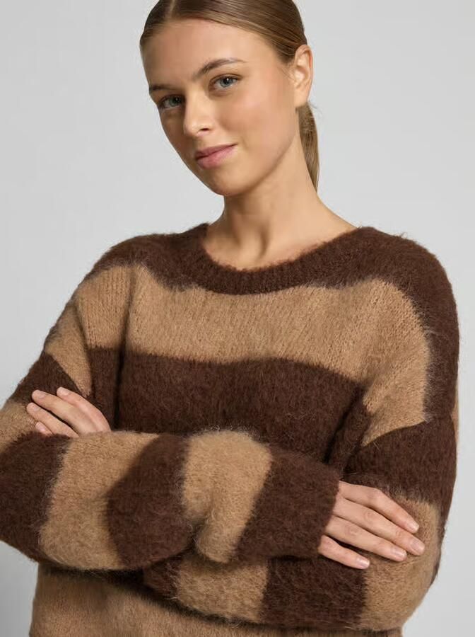 Smith and Soul Relaxed fit gebreide pullover met mix van wol en mohair