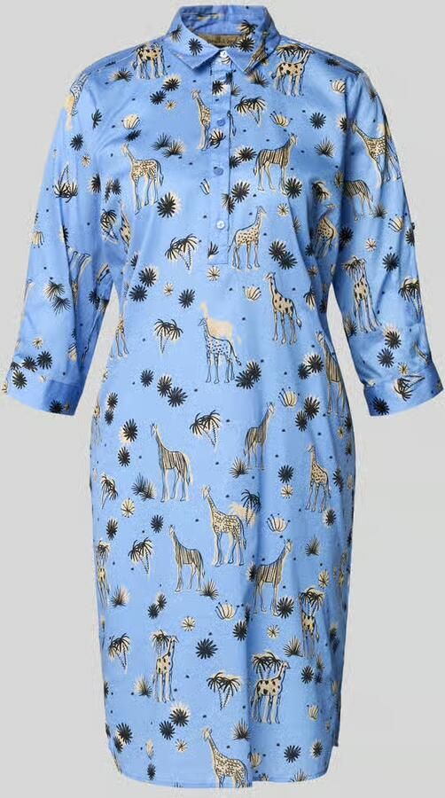 Smith and Soul relaxed fit jurk met all-over motiefprint - Foto 2
