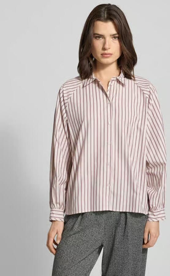 Smith and Soul Relaxed fit overhemdblouse met kentkraag - Foto 2