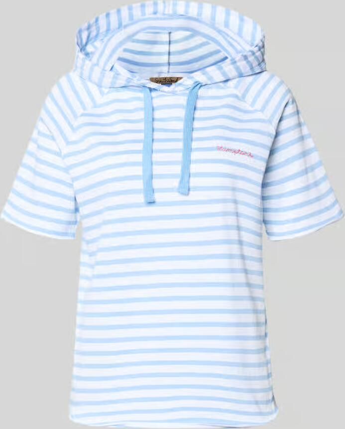 Smith and Soul relaxed fit sweatshirt met capuchon en 1 2-mouwen - Foto 2