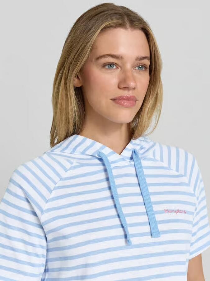 Smith and Soul relaxed fit sweatshirt met capuchon en 1 2-mouwen