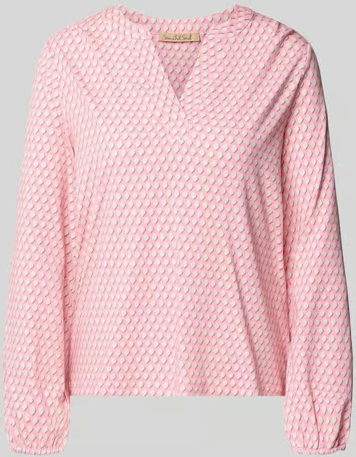 Smith and Soul Shirt met lange mouwen en V-hals - Foto 2