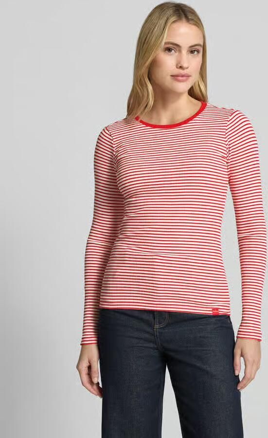 Smith and Soul Shirt met lange mouwen in riblook met ronde hals - Foto 2