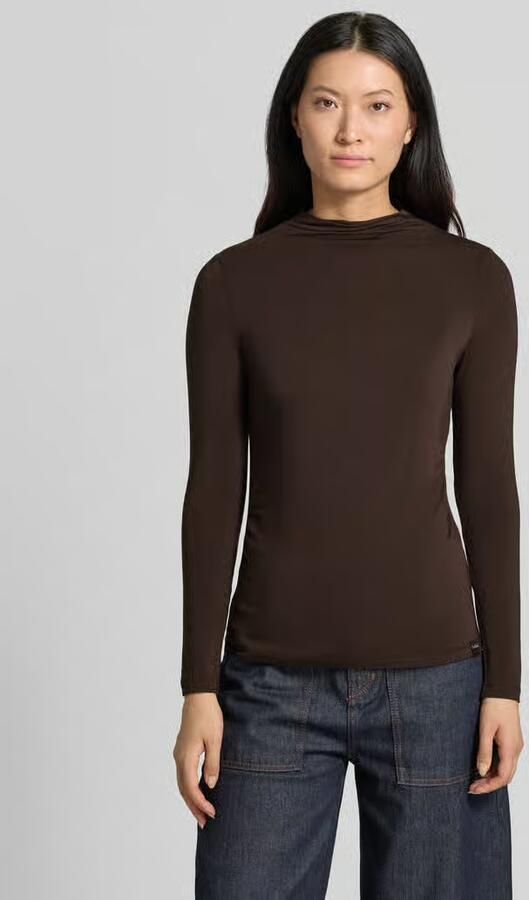 Smith and Soul Slim fit shirt met lange mouwen met opstaande kraag - Foto 2