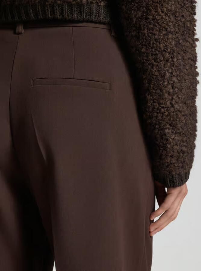 Smith and Soul Stoffen broek met bandplooien