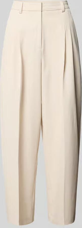 Smith and Soul straight fit kort broek met persplooien - Foto 3