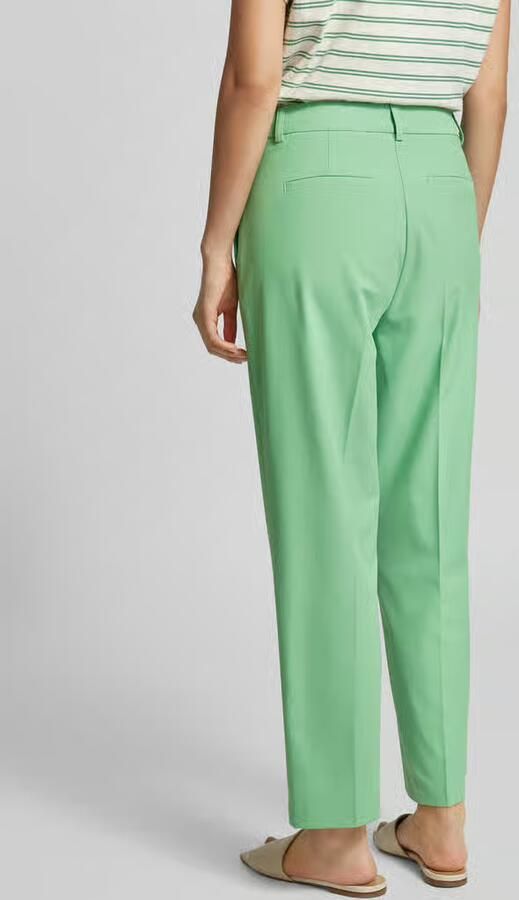 Smith and Soul Straight leg stoffen broek met persplooien
