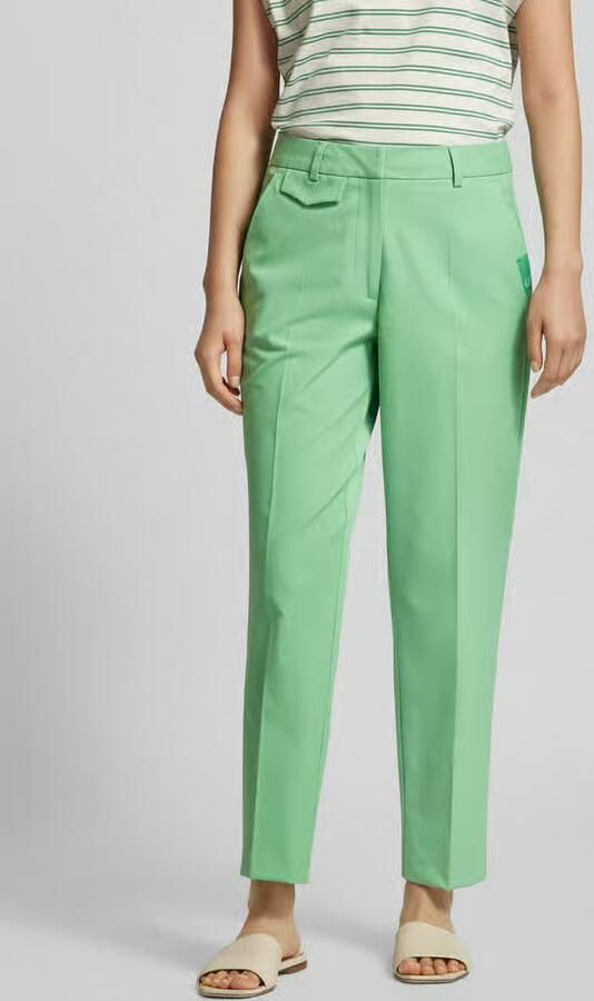 Smith and Soul Straight leg stoffen broek met persplooien - Foto 2