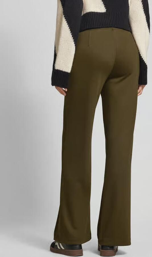 Smith and Soul Straight leg stoffen broek met vaste persplooien - Foto 3