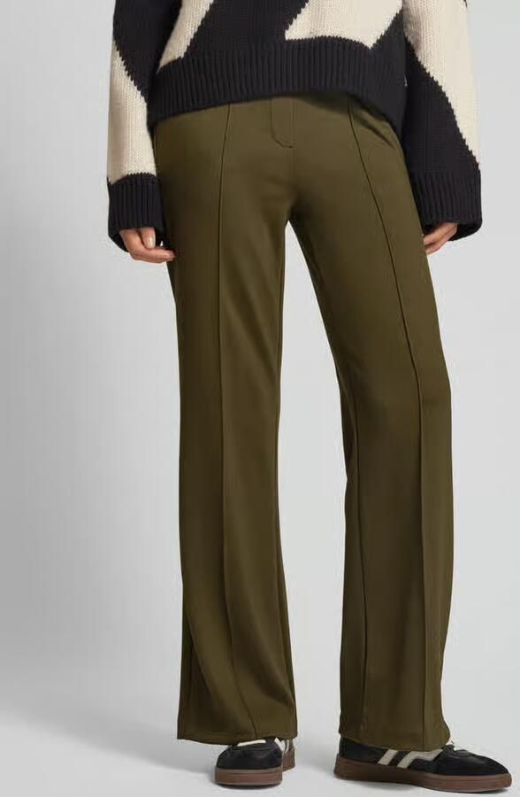 Smith and Soul Straight leg stoffen broek met vaste persplooien - Foto 2