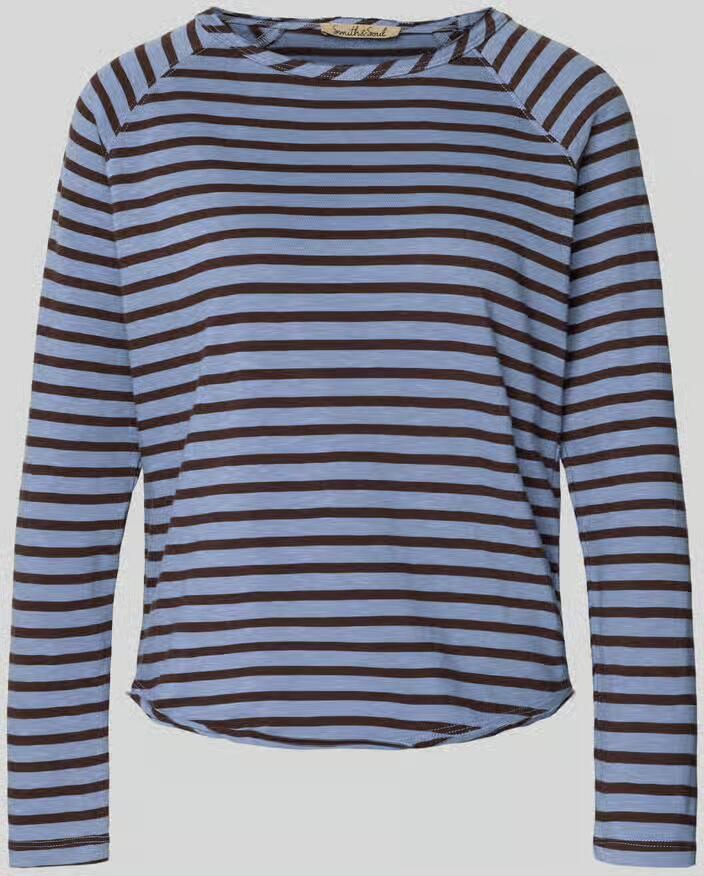 Smith and Soul Sweatshirt met geribde ronde hals - Foto 2