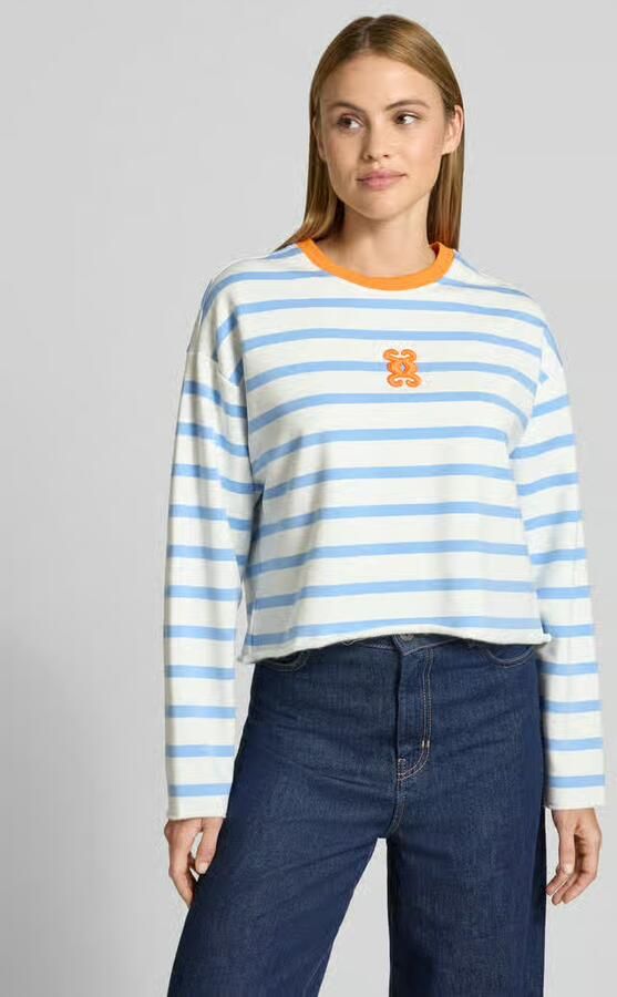 Smith and Soul sweatshirt met logopatch en rolzoom - Foto 2