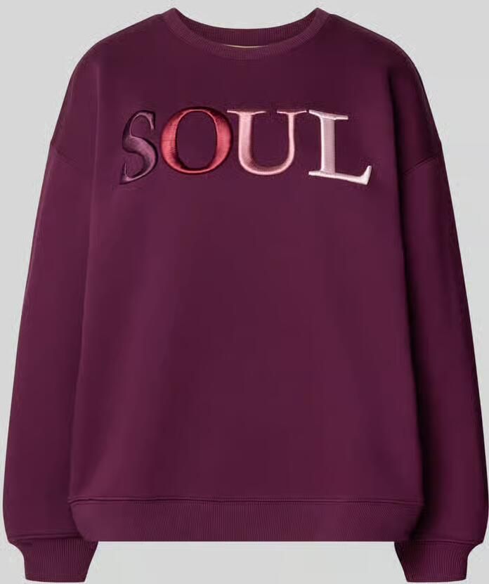 Smith and Soul Sweatshirt met soul borduursel