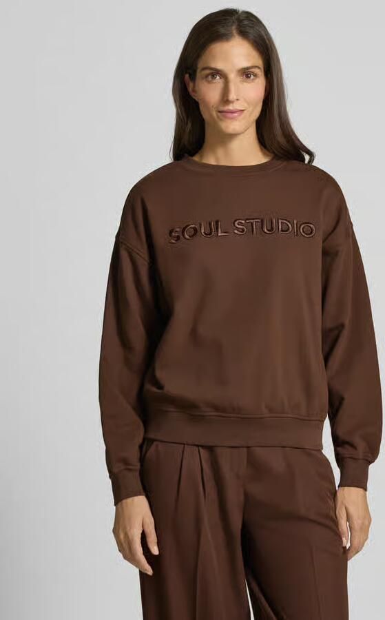 Smith and Soul Sweatshirt met statementstitching model 'SOUL STUDIO' - Foto 2