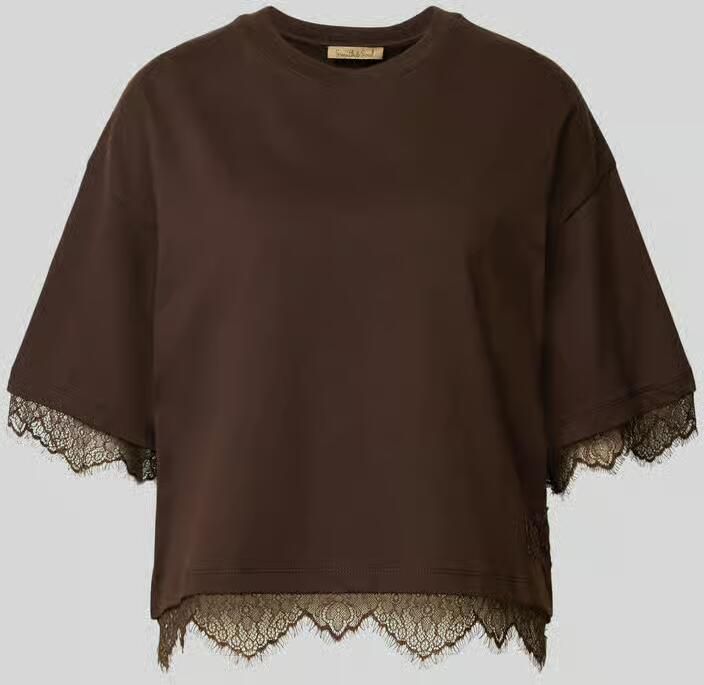 Smith and Soul T-shirt met kant