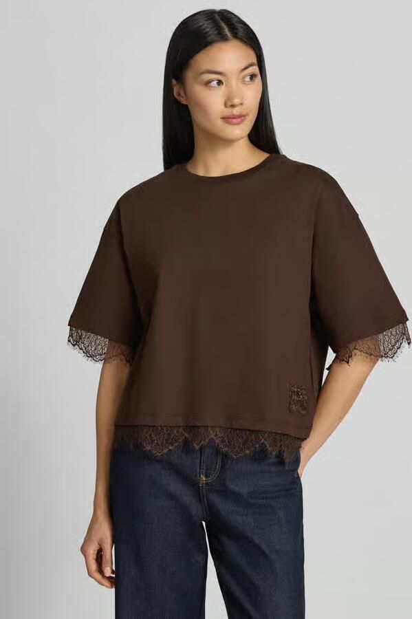 Smith and Soul T-shirt met kant - Foto 3
