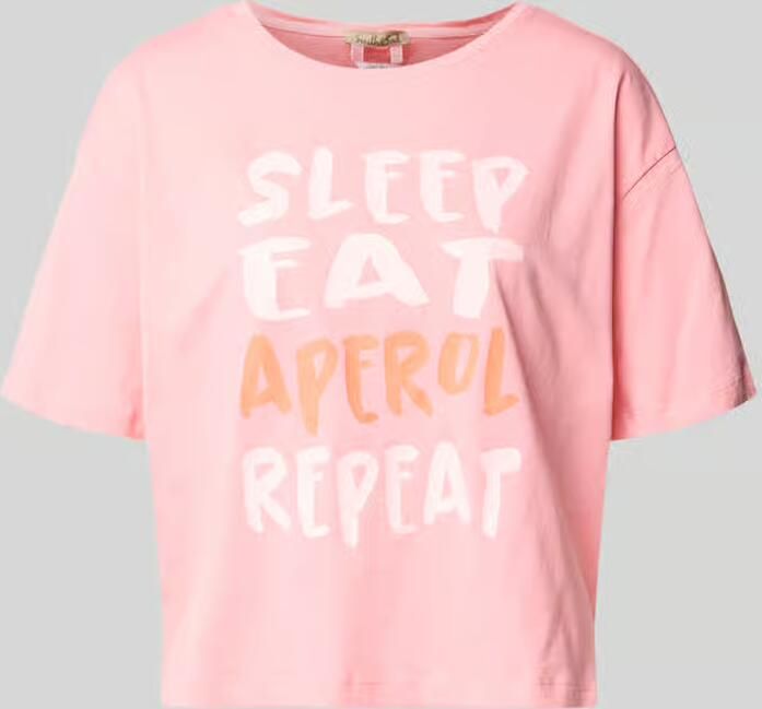 Smith and Soul T-shirt met motief- en statementprint - Foto 2