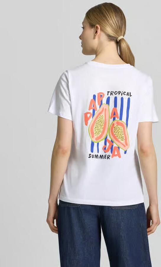 Smith and Soul T-shirt met parels en ronde hals - Foto 2