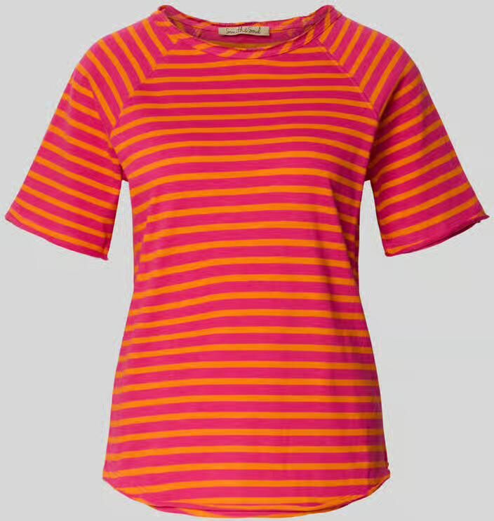 Smith and Soul T-shirt met ronde hals en rolzoom - Foto 2