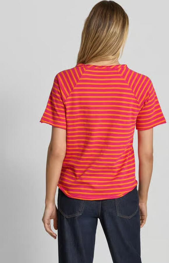 Smith and Soul T-shirt met ronde hals en rolzoom - Foto 2