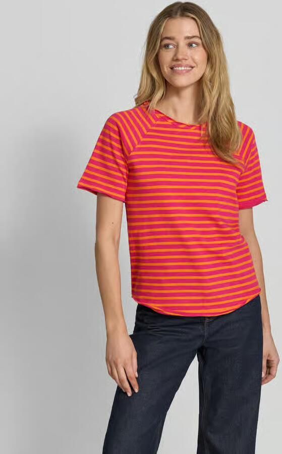Smith and Soul T-shirt met ronde hals en rolzoom - Foto 3