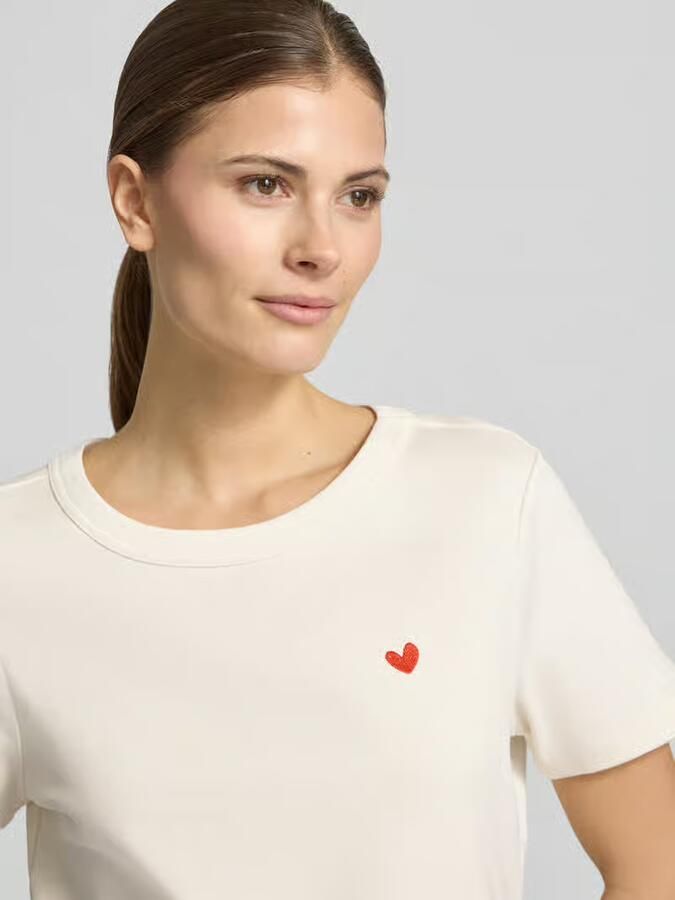 Smith and Soul T-shirt met ronde hals en stiksels