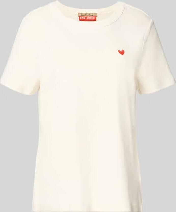 Smith and Soul T-shirt met ronde hals en stiksels - Foto 2