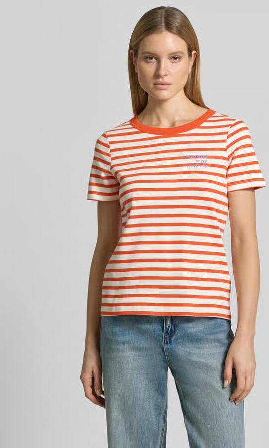 Smith and Soul T-shirt met ronde hals en stiksels - Foto 2