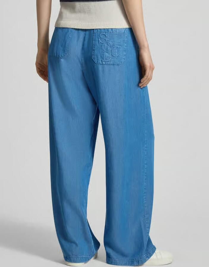 Smith and Soul Wide fit BROEK van Lyocell met achterzakken - Foto 2