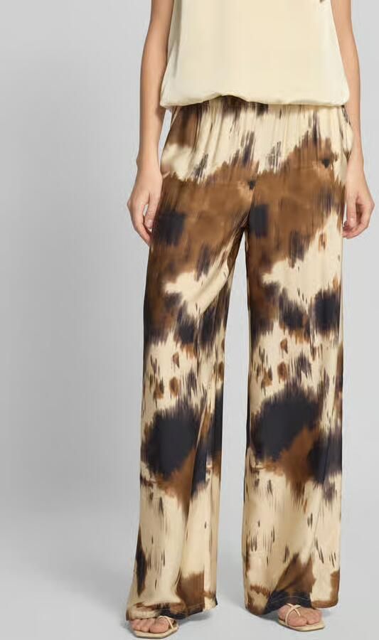 Smith and Soul wide fit broek van pure viscose met elastische band - Foto 2