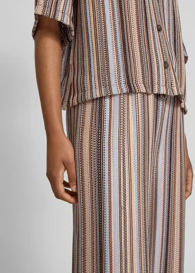 Smith and Soul wide leg broek in all-over look met elastische band