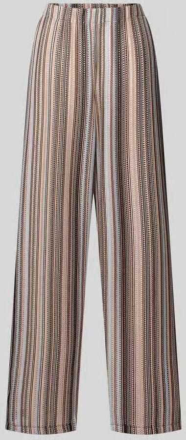 Smith and Soul wide leg broek in all-over look met elastische band - Foto 2