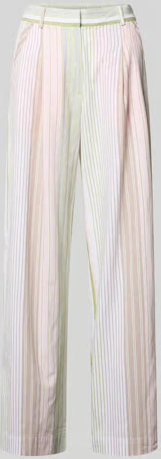 Smith and Soul wide leg broek met streepmotief - Foto 2