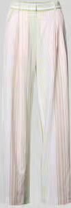 Smith and Soul wide leg broek met streepmotief