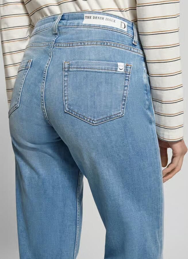Smith and Soul Wide leg jeans in used-look model 'Sina'