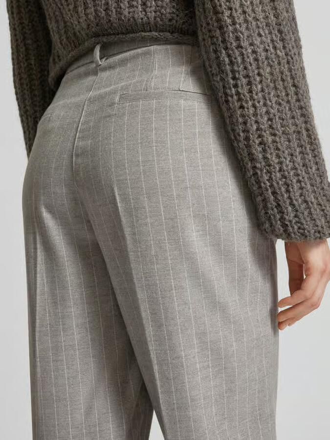 Smith and Soul Wide leg stoffen broek met bandplooien