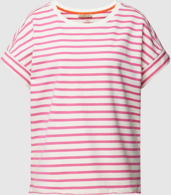 Smith and Soul T-shirt met streepmotief