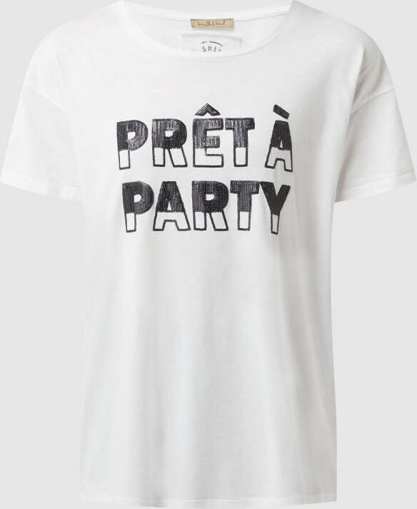 Smith and Soul T-shirt met tekst