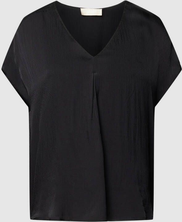 Soaked in Luxury Blouseshirt met V-hals model 'Marija'