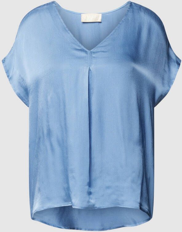 Soaked in Luxury Blouseshirt met V-hals model 'Marija'